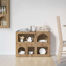 Sideboard ELST Artisan Egetræ 80,5 x 35 x 59 cm Konstrueret træ