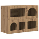 Sideboard Artisan Egetræ 80,5 x 35 x 59 cm Konstrueret træ