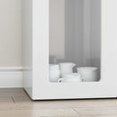 Sideboard ELST Høj gloss hvid 59 x 35 x 100,5 cm