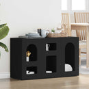 Sideboard Sort 100 x 35 x 59 cm Konstrueret træ