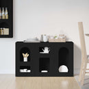 Sideboard ELST Sort 100 x 35 x 59 cm Konstrueret træ