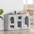 Sideboard Beton Grå 100 x 35 x 59 cm Konstrueret træ
