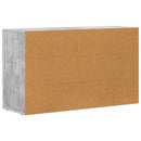 Sideboard Beton Grå 100 x 35 x 59 cm Konstrueret træ