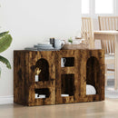 Sideboard Røget eg 100 x 35 x 59 cm Konstrueret træ