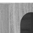 Sideboard Grå Sonoma 100 x 35 x 59 cm Konstrueret træ