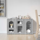 Sideboard Grå Sonoma 100 x 35 x 59 cm Konstrueret træ