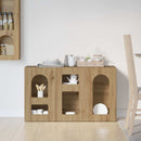 Sideboard ELST Artisan Egetræ 100 x 35 x 59 cm Konstrueret træ