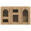 Sideboard ELST Artisan Egetræ 100 x 35 x 59 cm Konstrueret træ