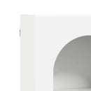 Hængeskab med hylde ELST Hvid 59 x 20 x 71,5 cm Konstrueret træ