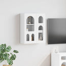 Hængeskab med hylde ELST Hvid 59 x 20 x 71,5 cm Konstrueret træ
