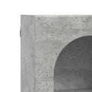 Hængeskab ELST Betongrå 59 x 20 x 71,5 cm Konstrueret træ