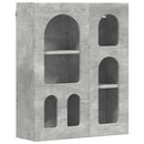 Hængeskab ELST Betongrå 59 x 20 x 71,5 cm Konstrueret træ