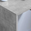 Væghængt skrivebord Beton Grå Konstrueret træ 60 x 45 x 30 cm