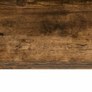 Væghængt skrivebord Røget eg Konstrueret træ 60 x 45 x 30 cm
