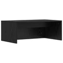 Væghængt skrivebord Sort eg Konstrueret træ 80 x 45 x 30 cm