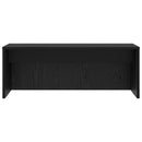 Væghængt skrivebord Sort eg Konstrueret træ 80 x 45 x 30 cm