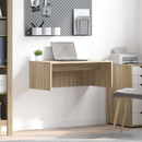 Væghængt skrivebord Sonoma eg Konstrueret træ 80 x 45 x 30 cm