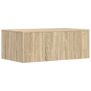 Væghængt skrivebord Sonoma eg Konstrueret træ 80 x 45 x 30 cm