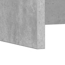 Væghængt skrivebord Beton Grå Konstrueret træ 80 x 45 x 30 cm