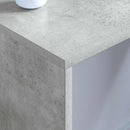 Væghængt skrivebord Beton Grå Konstrueret træ 80 x 45 x 30 cm
