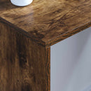 Væghængt skrivebord Røget eg Konstrueret træ 80 x 45 x 30 cm
