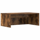 Væghængt skrivebord Røget eg Konstrueret træ 80 x 45 x 30 cm