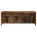 Væghængt skrivebord Røget eg Konstrueret træ 80 x 45 x 30 cm