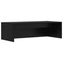 Væghængt skrivebord Sort eg Konstrueret træ 100 x 45 x 30 cm