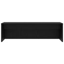 Væghængt skrivebord Sort eg Konstrueret træ 100 x 45 x 30 cm