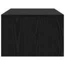Væghængt skrivebord Sort eg Konstrueret træ 100 x 45 x 30 cm