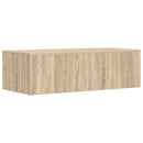 Væghængt skrivebord Sonoma eg Konstrueret træ 100 x 45 x 30 cm