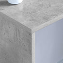 Væghængt skrivebord Beton Grå Konstrueret træ 100 x 45 x 30 cm