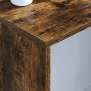 Væghængt skrivebord Røget eg Konstrueret træ 100 x 45 x 30 cm