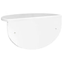 Væghylde 2 pcs Høj gloss hvid 38 x 19 x 19 cm Konstrueret træ