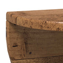 Væghylde 2 pcs Gammelt træ 38 x 19 x 19 cm Konstrueret træ