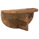 Væghylde 2 pcs Gammelt træ 38 x 19 x 19 cm Konstrueret træ