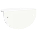Væghylde Vægmonteret 2 pcs Hvid 48 x 24 x 24 cm Konstrueret træ