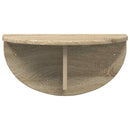 Væghylde 2 stk. Sonoma eg 48 x 24 x 24 cm Konstrueret træ