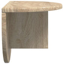 Væghylde 2 stk. Sonoma eg 48 x 24 x 24 cm Konstrueret træ