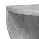Væghylde Vægmonteret Beton Grå 48 x 24 x 24 cm Konstrueret træ