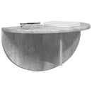 Væghylde Vægmonteret Beton Grå 48 x 24 x 24 cm Konstrueret træ