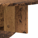 Væghylde 2 pcs Gammelt træ 48 x 24 x 24 cm Konstrueret træ