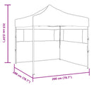 Party Tent Blå 200 x 200 x 315 cm Oxford stof