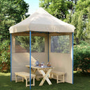 Party Tent Beige 200 x 200 x 306 cm Oxford stof