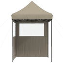 Party Tent Gråbrun 200 x 200 x 306 cm Oxford stof