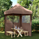 Party Tent Brun 200 x 200 x 306 cm Oxford stof