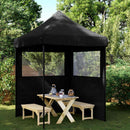 Party Tent Sort 200 x 200 x 306 cm Oxford stof