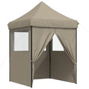 Party Tent Gråbrun 200 x 200 x 306 cm Oxford stof