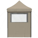 Party Tent Gråbrun 200 x 200 x 306 cm Oxford stof