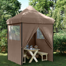 Party Tent Brun 200 x 200 x 306 cm Oxford stof